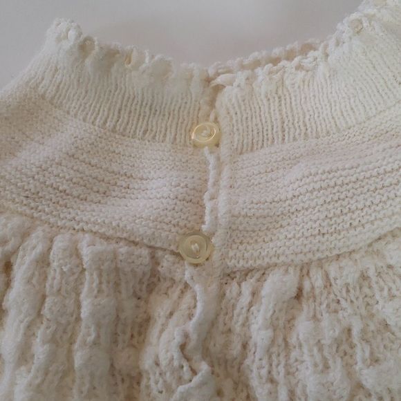 Renzo Vintage Infant Girl Knit Dress - Picture 6 of 7
